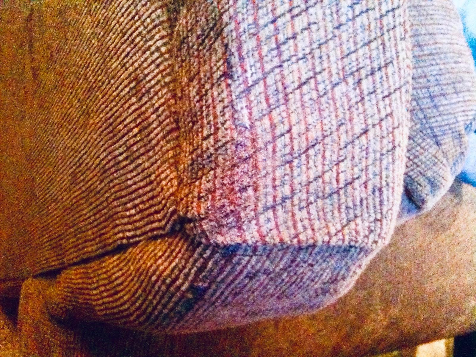 Fabric Tear Repair — after repair